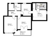 Grundriss Skizze Haus 2 OG - 