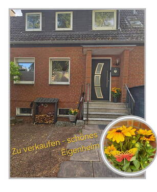 Vorgarten mit Eingangstür - Charmantes Einfamilienhaus in ruhiger Lage - Nähe Essen Baldeneysee