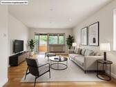 Wohnzimmer - Große 3-Zimmer-Wohnung mit vielen Gestaltungsmöglichkeiten