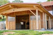 Stallanbau Außenansicht - 