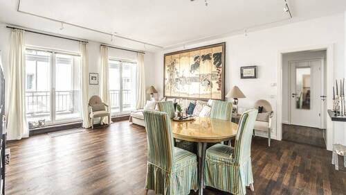 Blick zum Essbereich - 3 Zimmer Etagenwohnung zum Kaufen in Potsdam