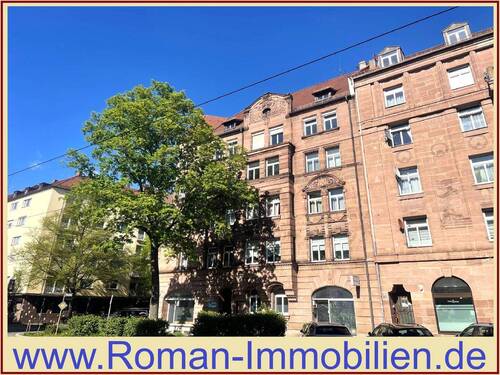 Ansicht - Straßenseite - Komplett modernisierte 3,5-Zimmer-Altbauwohnung in Nürnberg-Steinbühl!