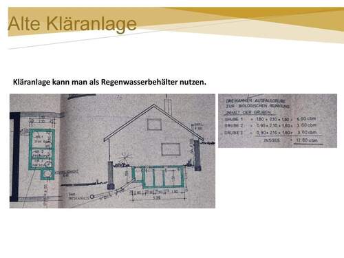 Zisterne / alte Kläranlage - 