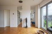 Blick vom Wohnzimmer in das Arbeitszimmer - 