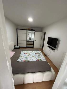 Schlafzimmer - 2 Zimmer Etagenwohnung in Nittendorf