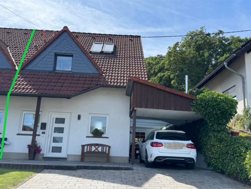 Straßen-Ansicht - Doppelhaushälfte mit 110,00 m² in Lennestadt zum Kaufen