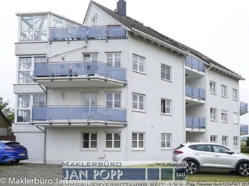Ansicht - Vermietete 3-Zimmerwohnung mit 2 Balkonen und Garage!