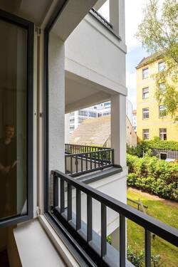 Blick zur Loggia - 