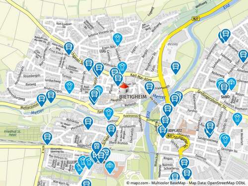 Geolyzer Kartenausschnitt - 