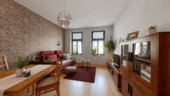 Wohnzimmer - 2 Zimmer Etagenwohnung in Leipzig