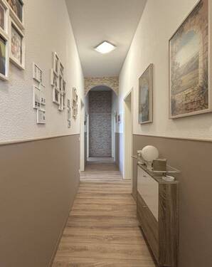 Flur - Etagenwohnung mit 123,00 m² in Düsseldorf zum Kaufen