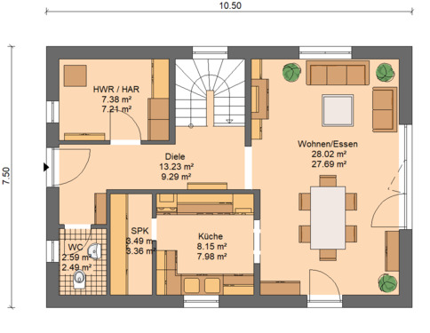 Bild 3 - Einfamilienhaus mit 113,00 m² in Lottstetten zum Kaufen