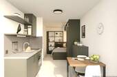 Habitat - Nahe Universität: Schicke + möblierte 1-Zimmer-Wohnung ideal für Studierende ab Februar 