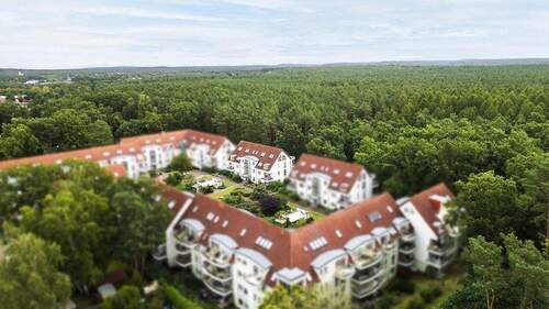 östlicher Weitblick - '1-Zimmer-Erdgeschosswohnung mit Balkon, Duschbad und TG-Stellplatz - vermietet'