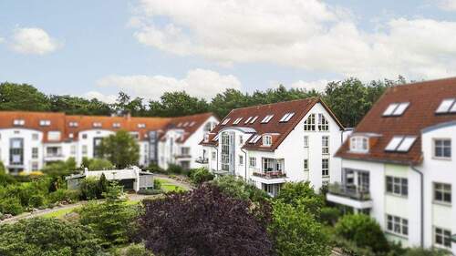 seitlicher Blick - Etagenwohnung mit 37,50 m² in Seddiner See zum Kaufen