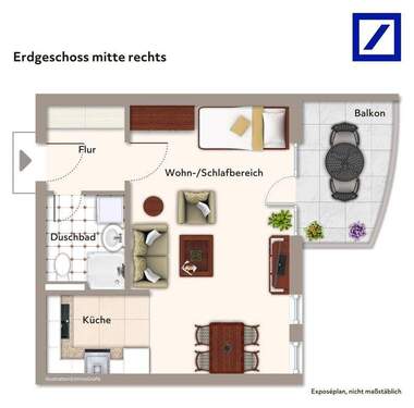 Erdgeschoss mitte rechts - 