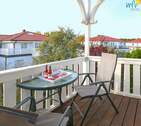 Balkon - Über den Dächern von Binz - Stillvolle 2 - Zimmer Wohnung