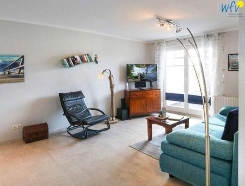 Wohnzimmer - 2 Zimmer Etagenwohnung in Binz