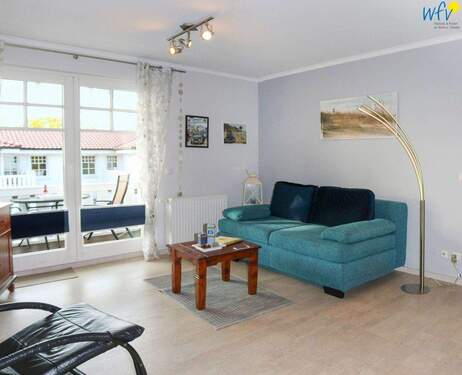 Wohnzimmer - Etagenwohnung mit 48,00 m² in Binz zum Kaufen