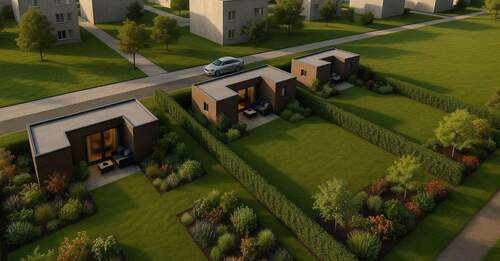 Ansicht Oben - 3 Zimmer Bungalow in Regensburg