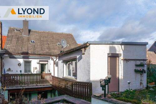 Ansicht von hinten - 5 Zimmer Reihenmittelhaus in Mansfeld