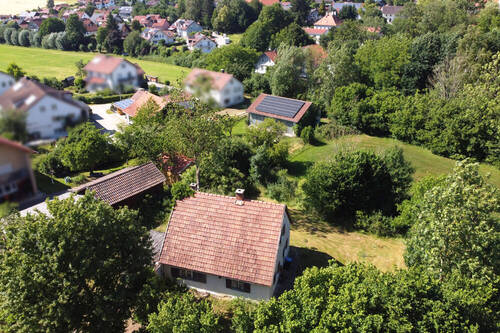 Blick von Süden - Grundstück in Fraunberg / Maria Thalheim