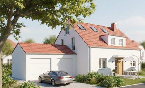 Visualisierung Neubau - Grundstück in Fraunberg / Maria Thalheim zum Kaufen