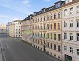 Harmonisches Straßenbild – geprägt von stilvollen Altbauten - 4 Zimmer Etagenwohnung zum Kaufen in Leipzig
