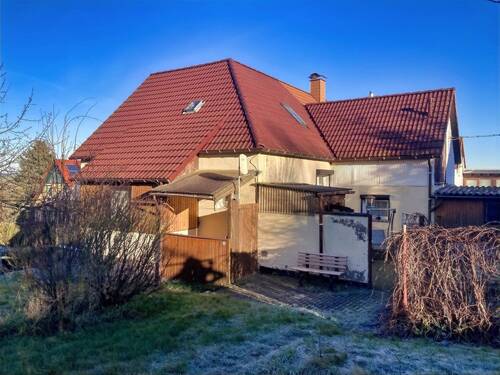 Rückansicht - 4 Zimmer Doppelhaushälfte zum Kaufen in Bleicherode