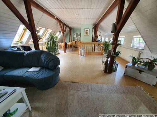 Wohnzimmer im Hinterhaus - 