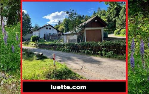 internet - Idyllisch, in der Natur eingebettet gelegenes Wohn- auch Ferienhaus, Waldrand, Sackgasse, Eckgrundstück ca. 660 m², i...