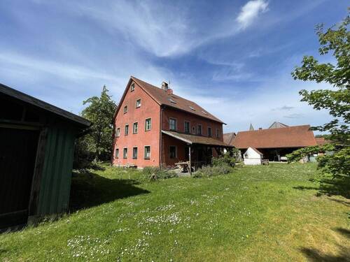 Ansicht Südwesten - Oberpfälzer Wohnstallhaus: Wohnen im Sonnendorf an der schwarzen Laber nahe Regensburg