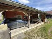 Vordach der Werkstatt - 
