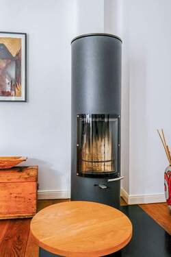 Echtholzkamin im Wohnbereich - 