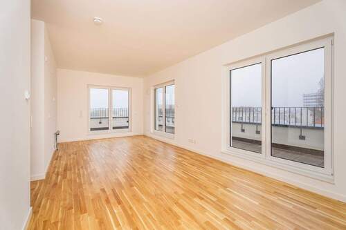 Wohnbereich / Küchenbereich - Etagenwohnung mit 113,40 m&sup2; in Berlin zum Kaufen