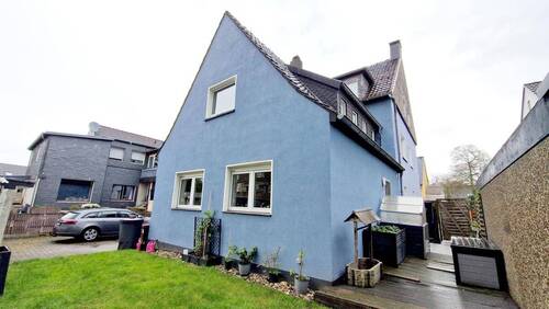 Rückansicht - 1 Zimmer Mehrfamilienhaus, Wohnhaus zum Kaufen in Oberhausen