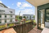 Blick Balkon - Lichtdurchfluteter Wohntraum bei Köln - barrierefrei und bezugsfertig