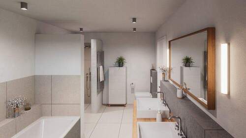 Bad/DU/WC - Etagenwohnung mit 116,00 m² in Ellingen Bay zum Kaufen