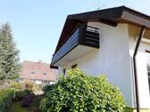 Hausansicht Giebelseite Nord mit DG-Balkon - 