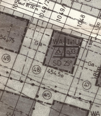 Planausschnitt Nutzungsschablone - 