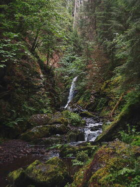 Wasserfall in Ravennaschlucht - 