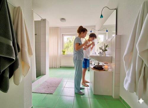 ...mit eigenem Kinderbad - 