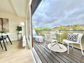 Blick auf die Terrasse - Etagenwohnung mit 132,00 m&sup2; in Lübeck zum Kaufen