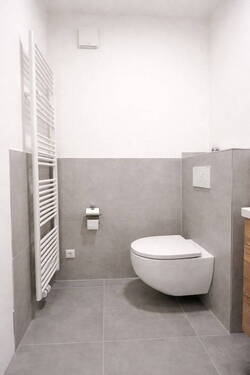 Bad WC spülrandlos - 2 Zimmer Etagenwohnung in Ottobrunn-Waldkolonie
