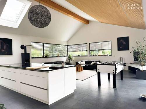 Küche mit Wohn-Essbreich - 7 Zimmer Einfamilienhaus in Gäufelden