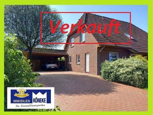Verkauft - 147 m² Wohnflächen, 5 Zimmer, Doppelcarport, frei zum Einzug, Garten, Extras!