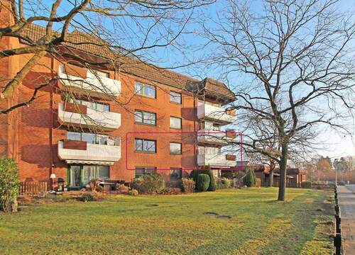 Straßenansicht - 2 Zimmer Etagenwohnung zum Kaufen in Bad Segeberg