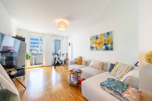 Wohnbereich - AIGNER - Moderne, helle 3-Zimmer Wohnung, Schwanthalerhöhe