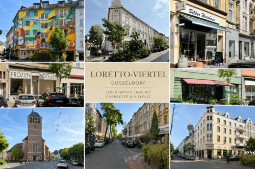 Loretto-Viertel - Etagenwohnung mit 119,80 m&sup2; in Düsseldorf zum Kaufen