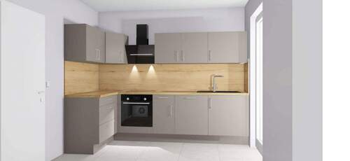 Neue Einbauküche - Doppelhaushälfte mit 101,00 m&sup2; in Bad Fallingbostel OT Dorfmark zur Miete